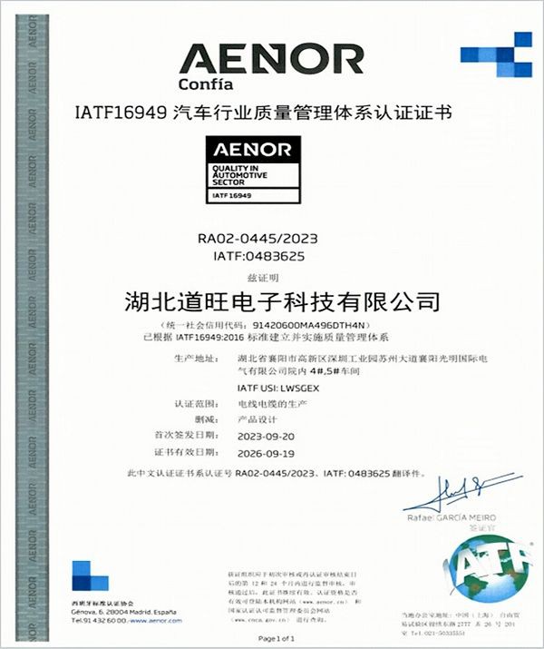 IATF16949001 IATF16949001